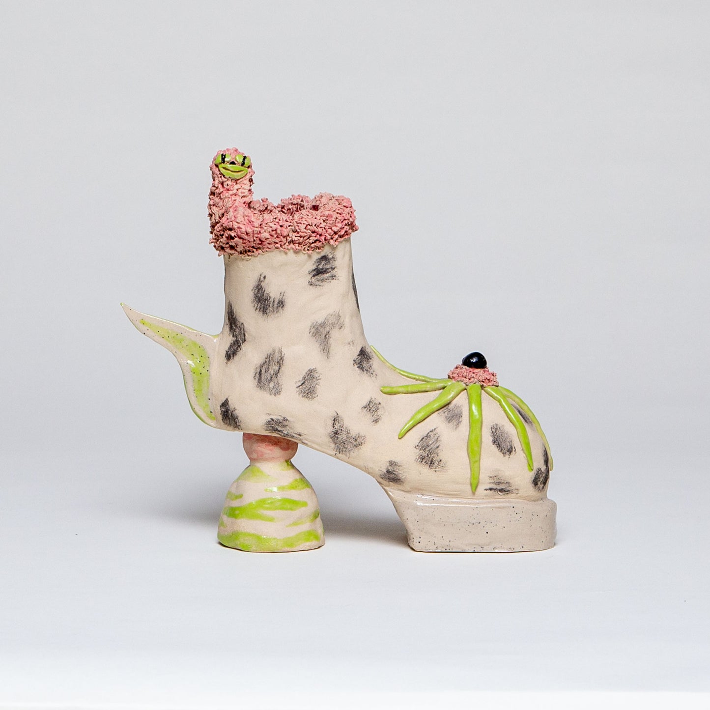Ceramic Boot - III by Aliina Kauranne